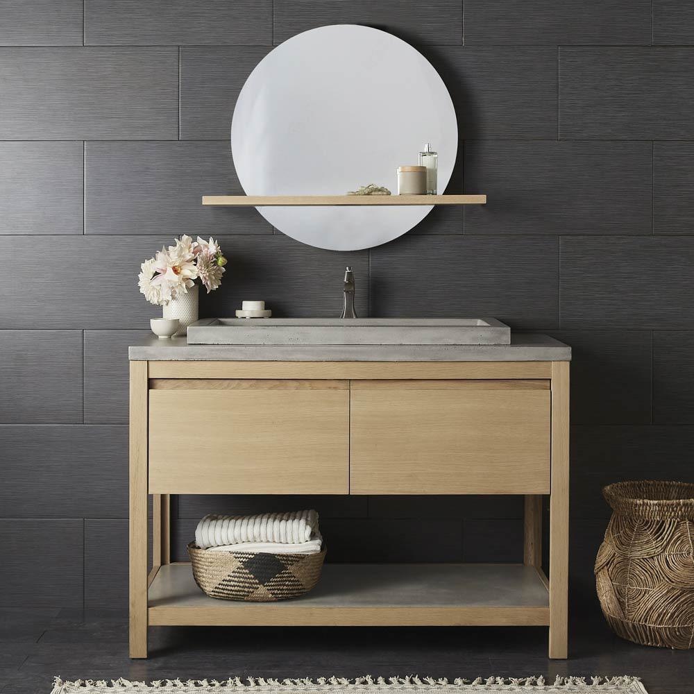 Native Trails VNO488 48" Solace Vanity in Sunrise Oak with Ash Shelf