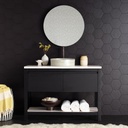 Native Trails VNO488 48" Solace Vanity in Midnight Oak with Pearl Shelf
