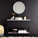 Native Trails VNO488 48&quot; Solace Vanity in Midnight Oak with Pearl Shelf