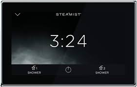 Steamist SH550 ShowerSense Digital With WiFi Modern Brushed Nickel With Black