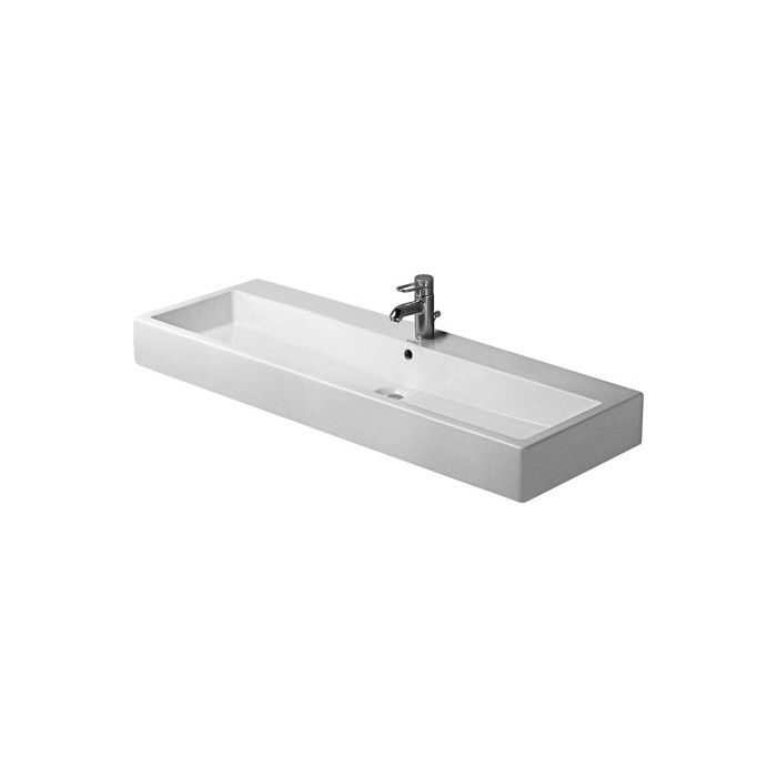 Duravit 045412 Vero Furniture Washbasin One Faucet Hole White WonderGliss