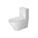 Duravit 216001 DuraStyle Two Piece Elongated Toilet Without Tank WonderGliss