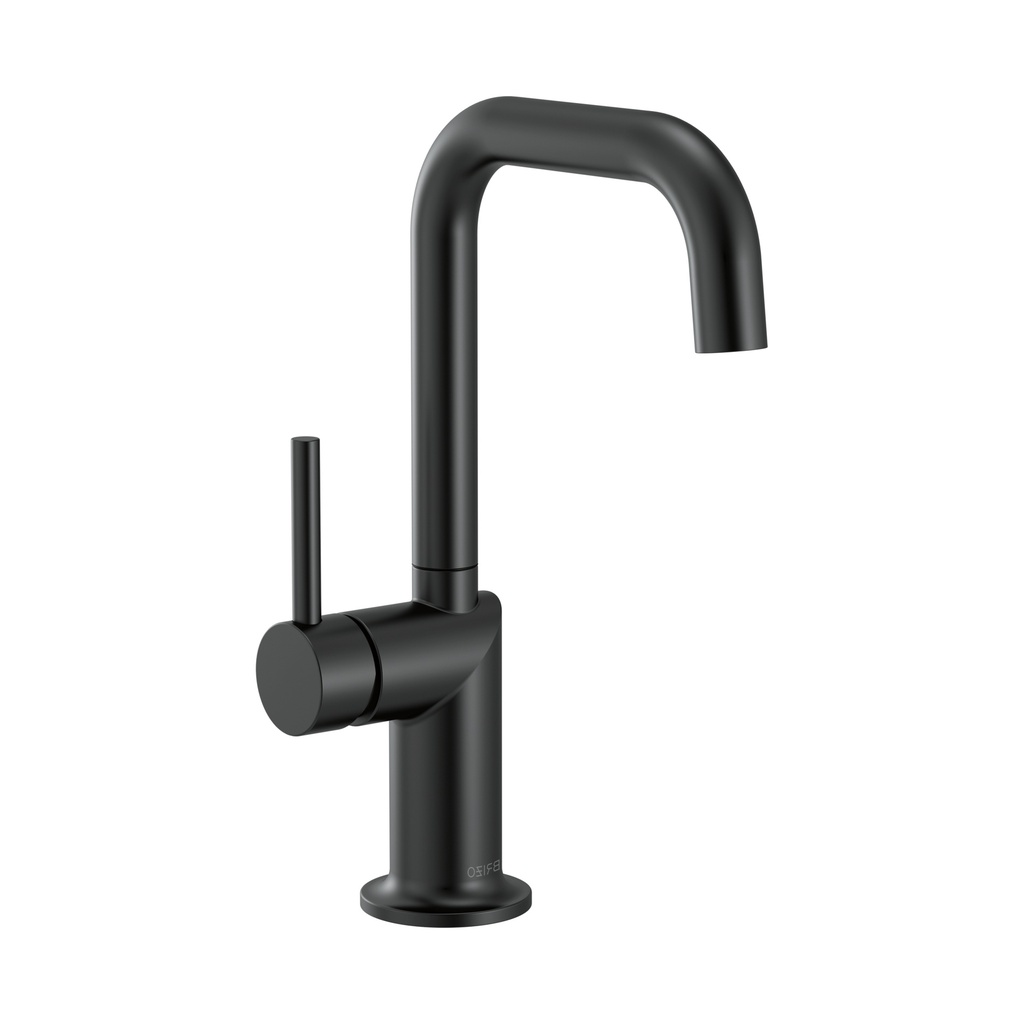 Brizo 61065LF-BLLHP Odin Bar Faucet with Square Spout Less Handle Matte Black