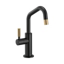 Brizo 61363LF-C-BLGL Litze Beverage Faucet Matte Black Luxe Gold