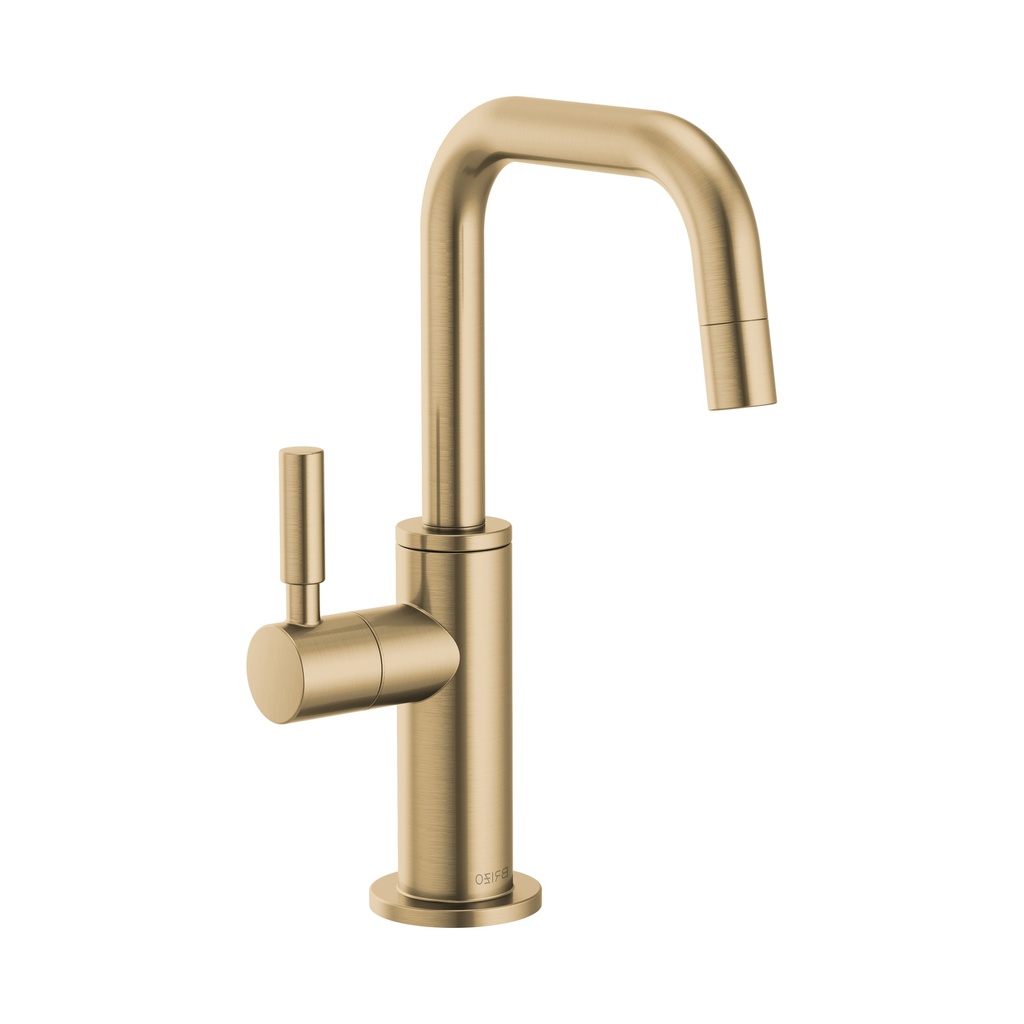 Brizo 61365LF-C-GL Odin Beverage Faucet with Square Spout Luxe Gold