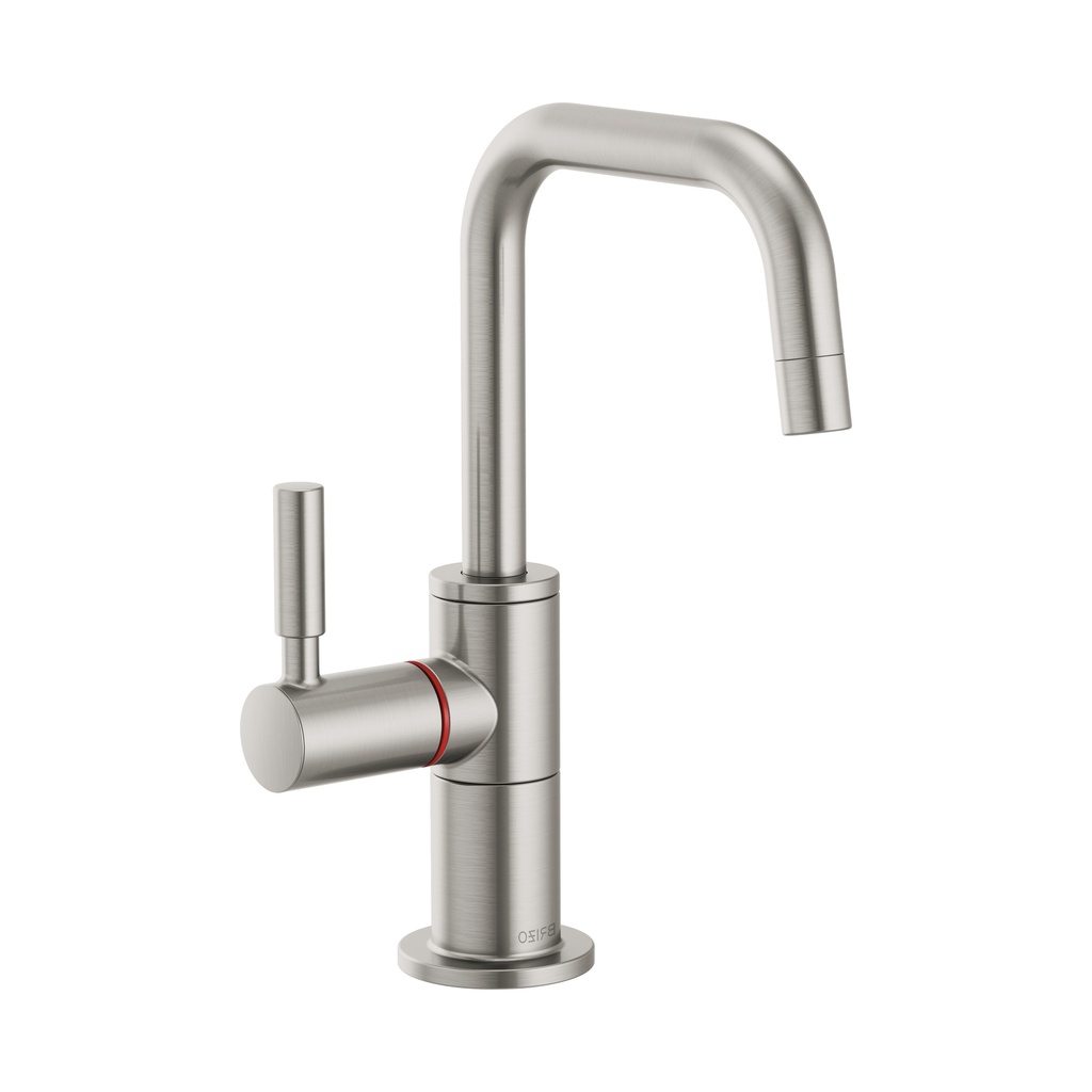 Brizo 61365LF-H-SS Odin Instant Hot Faucet with Square Spout Brilliance Stainless