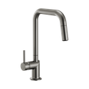 Brizo 63065LF-SLLHP Odin Square Pull-Down Kitchen Faucet Less Handle Luxe Steel