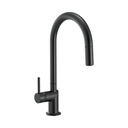 Brizo 63075LF-BLLHP Odin Arc Pull-Down Kitchen Faucet Less Handle Matte Black