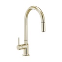 Brizo 63075LF-PNLHP Odin Arc Pull-Down Kitchen Faucet Less Handle Polished Nickel