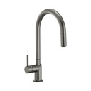 Brizo 63075LF-SLLHP Odin Arc Pull-Down Kitchen Faucet Less Handle Luxe Steel
