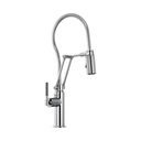 Brizo 63143LF-PC Litze Articulating Faucet With Knurled Handle Polished Chrome