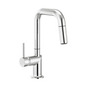 Brizo 63965LF-PCLHP Odin Square Pull-Down Prep Faucet Less Handle Polished Chrome
