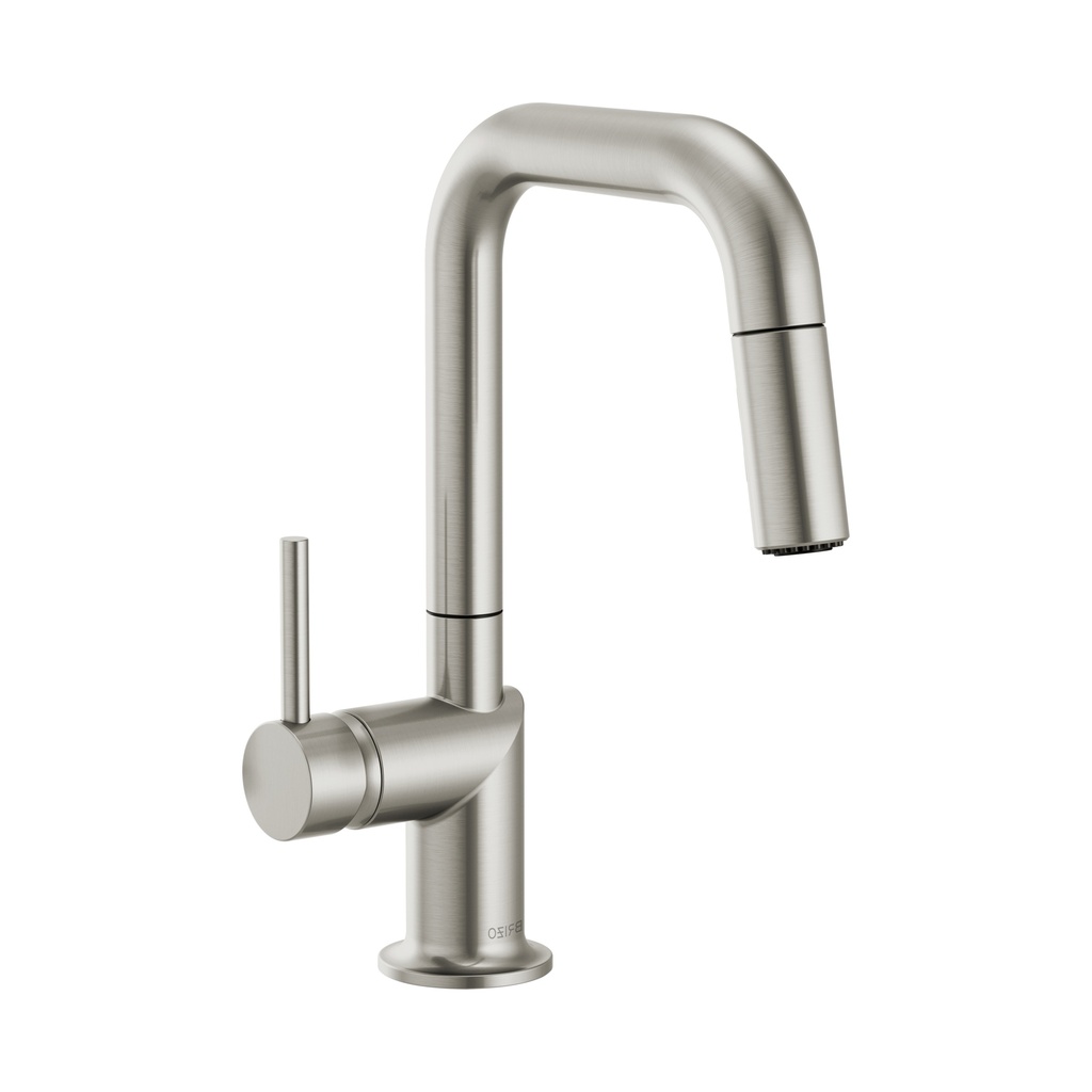 Brizo 63965LF-SSLHP Odin Square Pull-Down Prep Faucet Less Handle Brilliance Stainless