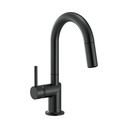 Brizo 63975LF-BLLHP Odin Arc Pull-Down Prep Faucet Less Handle Matte Black