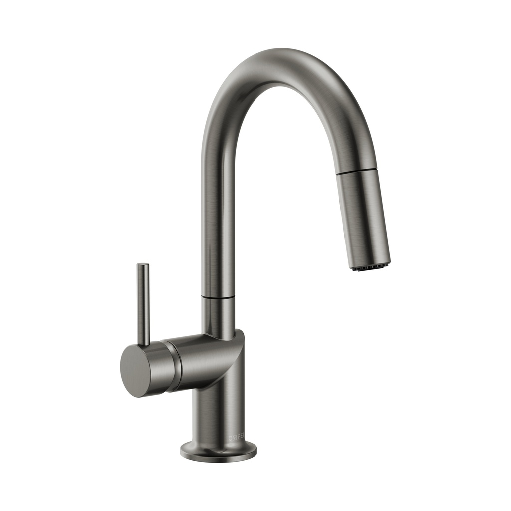 Brizo 63975LF-SLLHP Odin Arc Pull-Down Prep Faucet Less Handle Luxe Steel