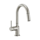 Brizo 63975LF-SSLHP Odin Arc Pull-Down Prep Faucet Less Handle Brilliance Stainless