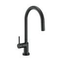 Brizo 64075LF-BLLHP Odin Smart Touch Arc Pull-Down Kitchen Faucet Less Handle Matte Black