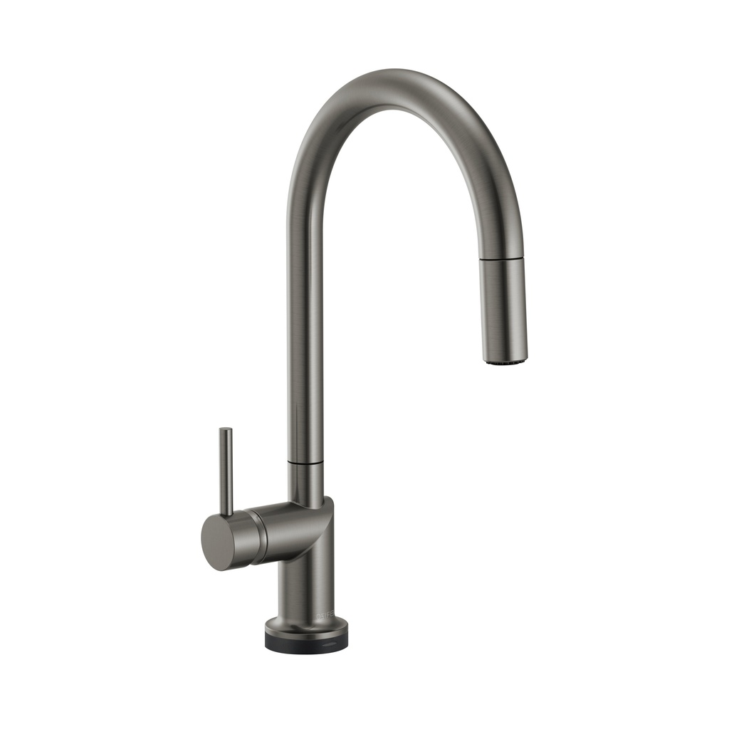 Brizo 64075LF-SLLHP Odin Smart Touch Arc Pull-Down Kitchen Faucet Less Handle Luxe Steel