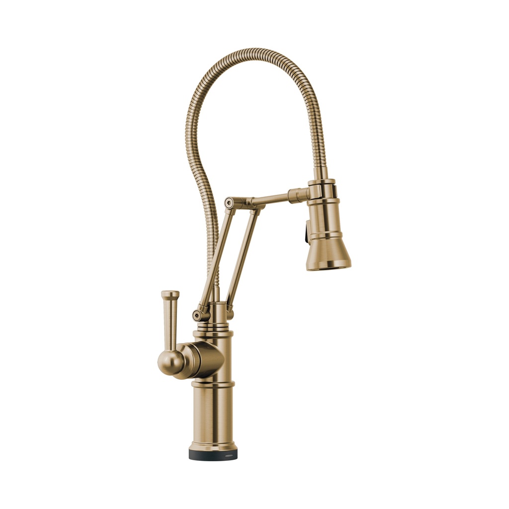 Brizo 64125LF-GL Artesso Smart Touch Articulating Faucet Brilliance Luxe Gold