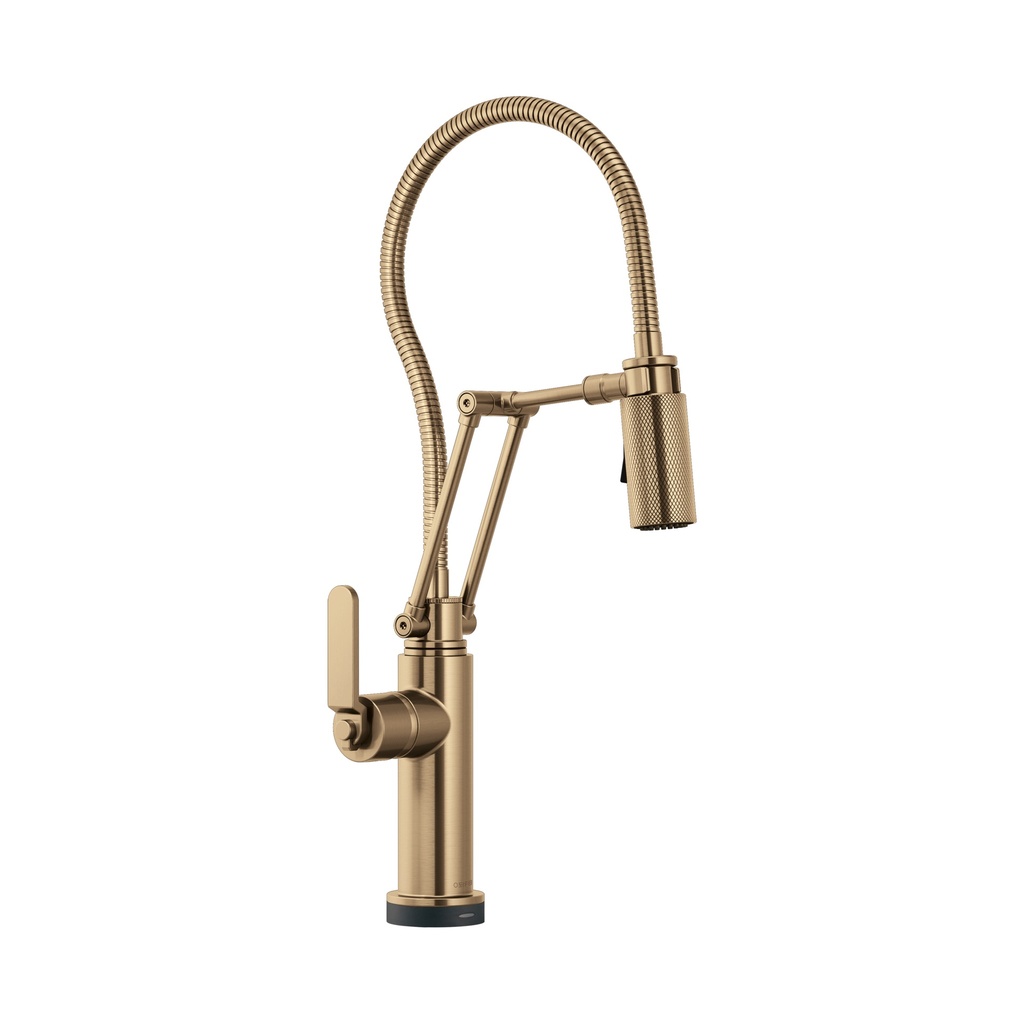 Brizo 64144LF-GL Litze Smart Touch Articulating Faucet Brilliance Luxe Gold