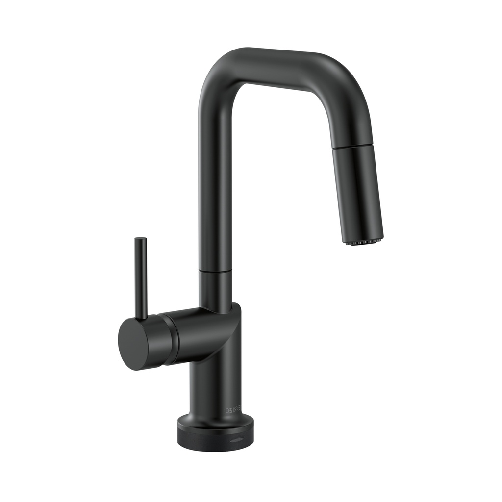 Brizo 64965LF-BLLHP Odin SmartTouch Pull-Down Prep Kitchen Faucet Less Handle Matte Black