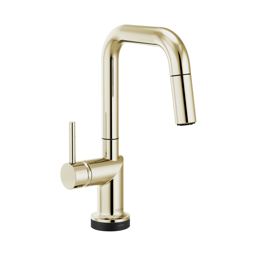 Brizo 64965LF-PNLHP Odin SmartTouch Pull-Down Prep Kitchen Faucet Less Handle Polished Nickel
