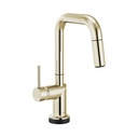 Brizo 64965LF-PNLHP Odin SmartTouch Pull-Down Prep Kitchen Faucet Less Handle Polished Nickel