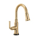 Brizo 64974LF-PG Rook SmartTouch Pull-Down Prep Faucet Polished Gold