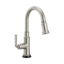 Brizo 64974LF-SS Rook SmartTouch Pull-Down Prep Faucet Brilliance Stainless