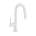 Brizo 64975LF-MWLHP Odin SmartTouch Pull-Down Prep Kitchen Faucet Less Handle Matte White