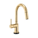 Brizo 64975LF-PGLHP Odin SmartTouch Pull-Down Prep Kitchen Faucet Less Handle Polished Gold