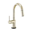Brizo 64975LF-PNLHP Odin SmartTouch Pull-Down Prep Kitchen Faucet Less Handle Polished Nickel