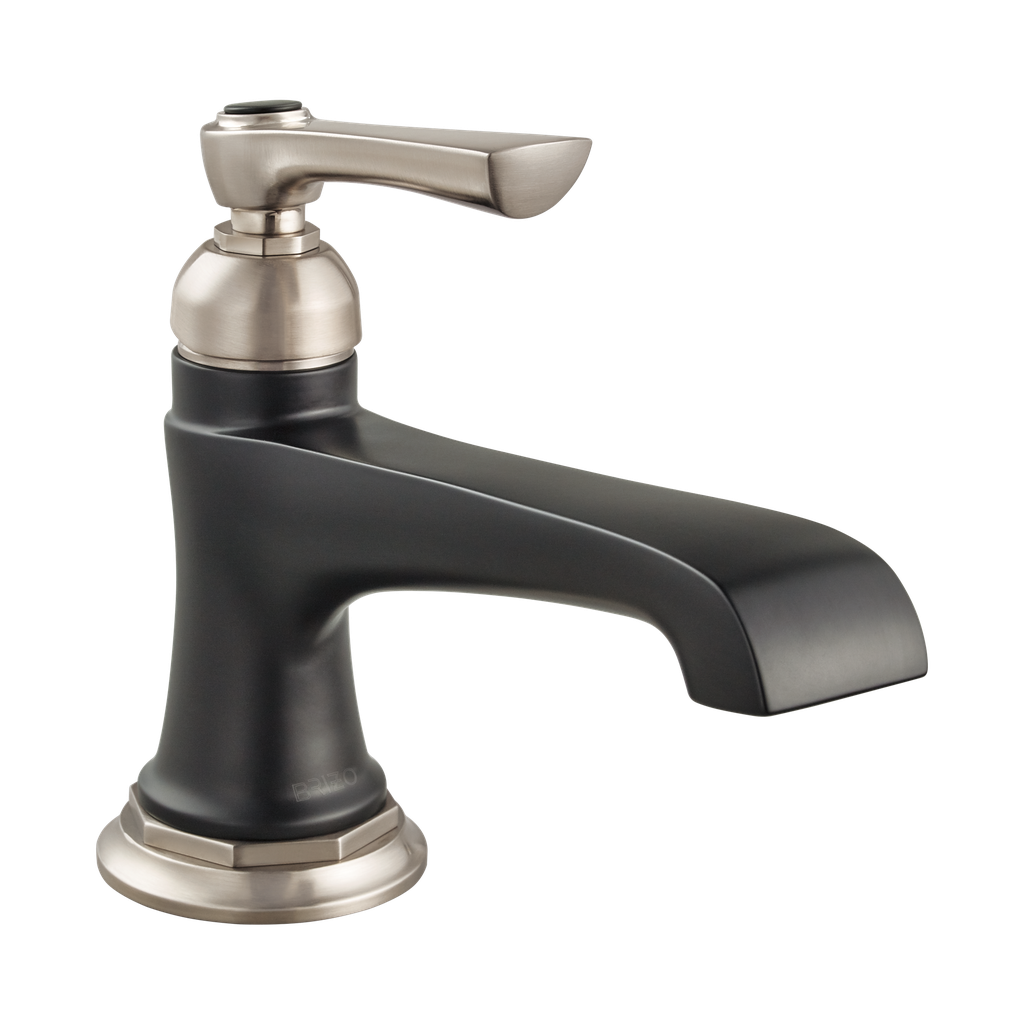Brizo 65060LF-NKBL-ECO Siderna Single Handle Lavatory Faucet Matte Black Luxe Nickel