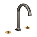Brizo 65306LF-BNXLHP Kintsu Widespread Lavatory Faucet Less Handles Brilliance Black Onyx