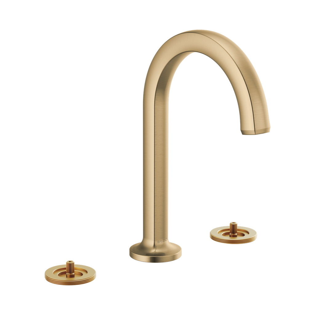 Brizo 65306LF-GLLHP Kintsu Widespread Lavatory Faucet Less Handles Brilliance Luxe Gold