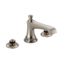 Brizo 65360LF-NKLHP-ECO Rook Widespread Lavatory Faucet Less Handles Brilliance Luxe Nickel