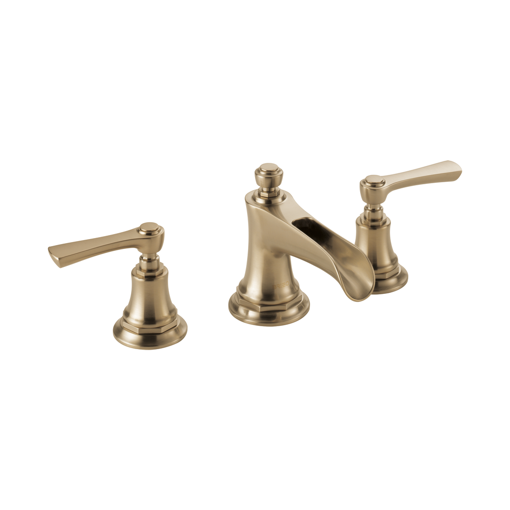 Brizo 65361LF-GLLHP-ECO Rook Two Handle Widespread Lavatory Faucet Brilliance Luxe Gold