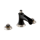 Brizo 65361LF-NKBLLHP-ECO Rook Two Handle Widespread Lavatory Faucet Matte Black Luxe Nickel