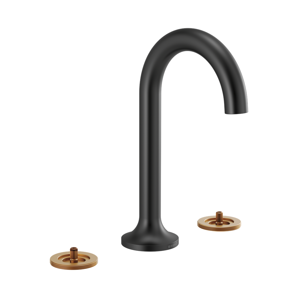 Brizo 65375LF-BLLHP-ECO Jason Wu Widespread Lavatory Faucet Less Handles Matte Black