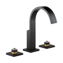 Brizo 65380LF-BLLHP-ECO Siderna Widespread Lavatory Faucet Less Handles Matte Black