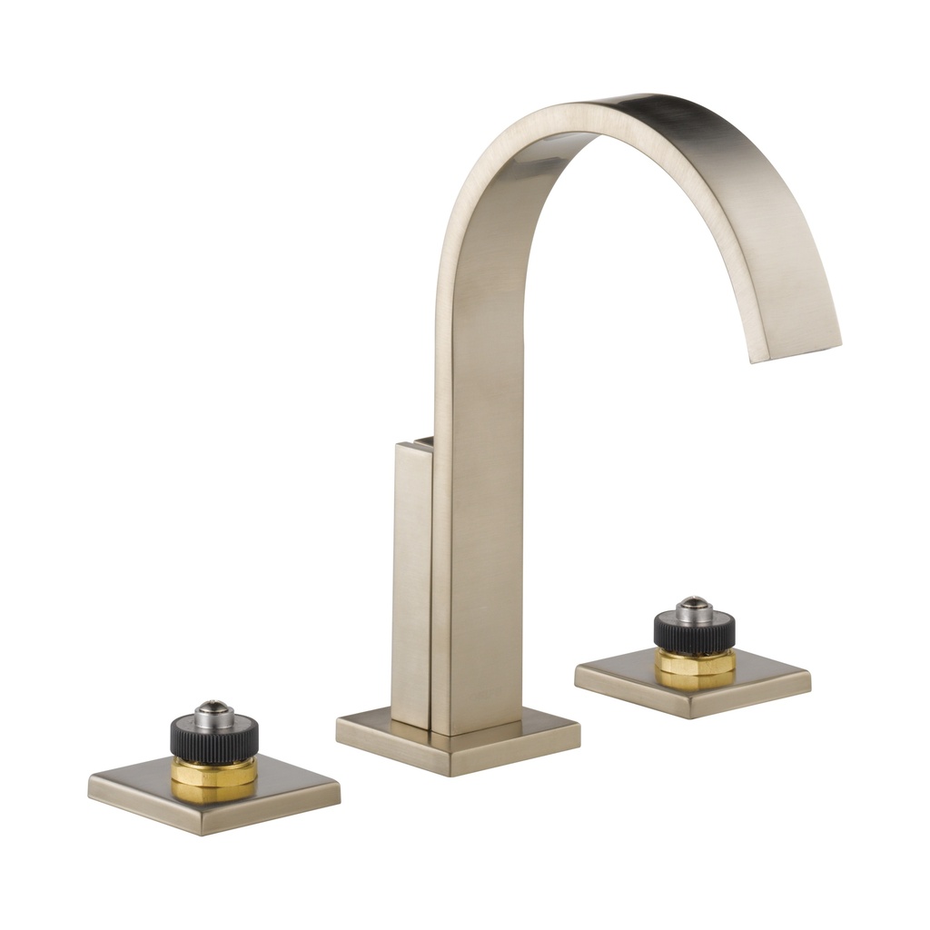 Brizo 65380LF-BNLHP-ECO Siderna Widespread Lavatory Faucet Less Handles Brushed Nickel