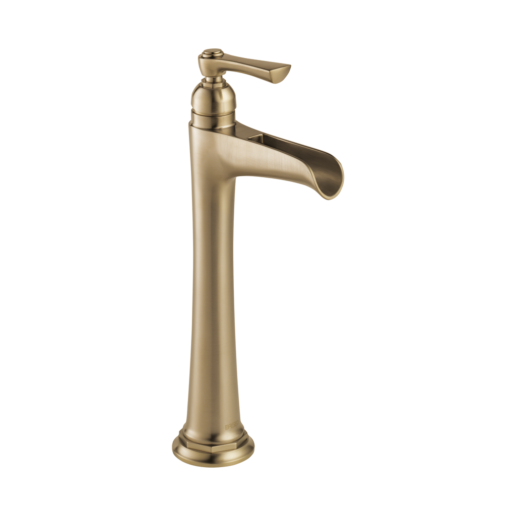 Brizo 65461LF-GL-ECO Rook Single Handle Vessel Lavatory Faucet Brilliance Luxe Gold