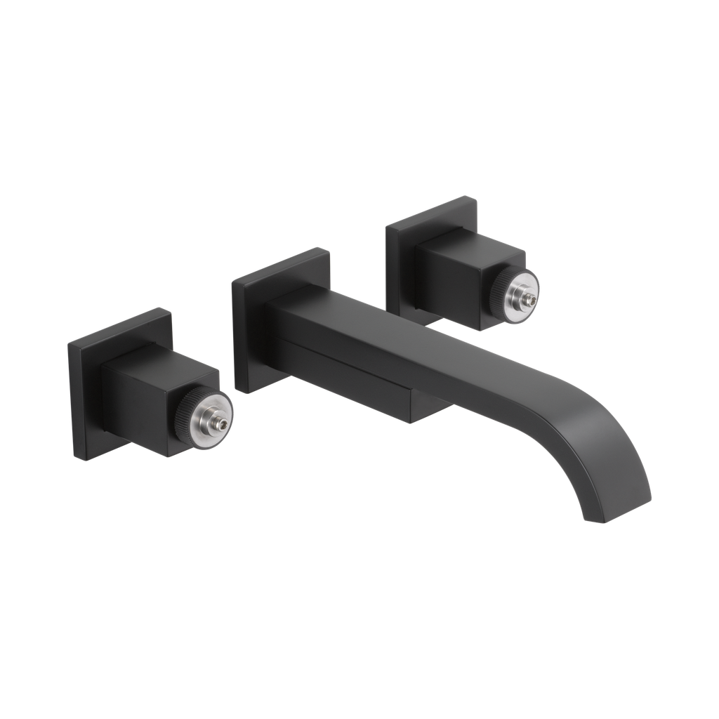 Brizo 65880LF-BLLHP-ECO Siderna Wall Mount Lavatory Faucet Less Handles Matte Black