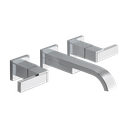 Brizo 65880LF-PCLHP-ECO Siderna Wall Mount Lavatory Faucet Less Handles Polished Chrome