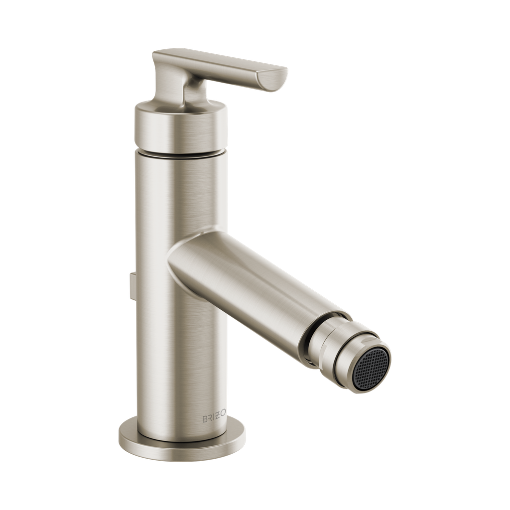 Brizo 68106-NK Kintsu Single Handle Bidet Faucet Brilliance Luxe Nickel