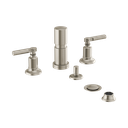 Brizo 68476-NK Invari Widespread Bidet Faucet Brilliance Luxe Nickel