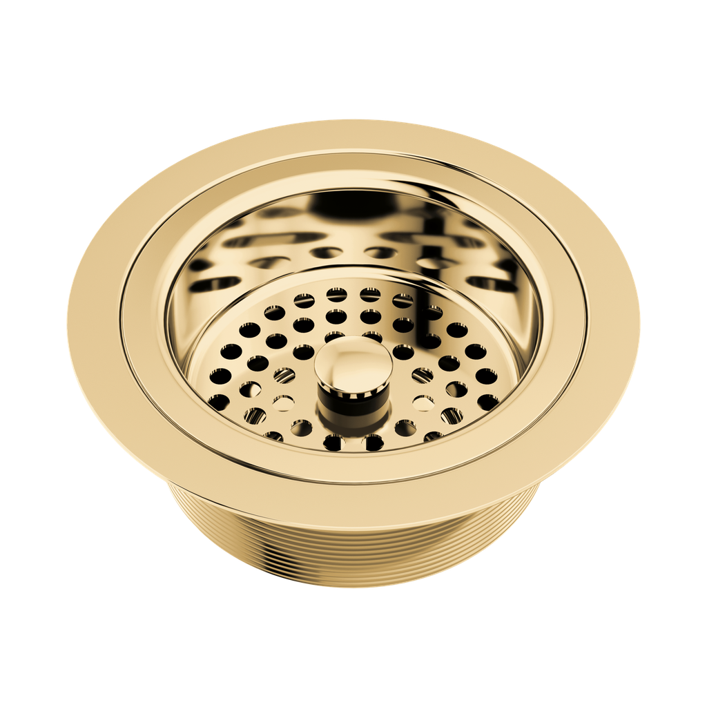 Brizo 69052-PG Flange And Kitchen Sink Strainer Brilliance Polished Gold