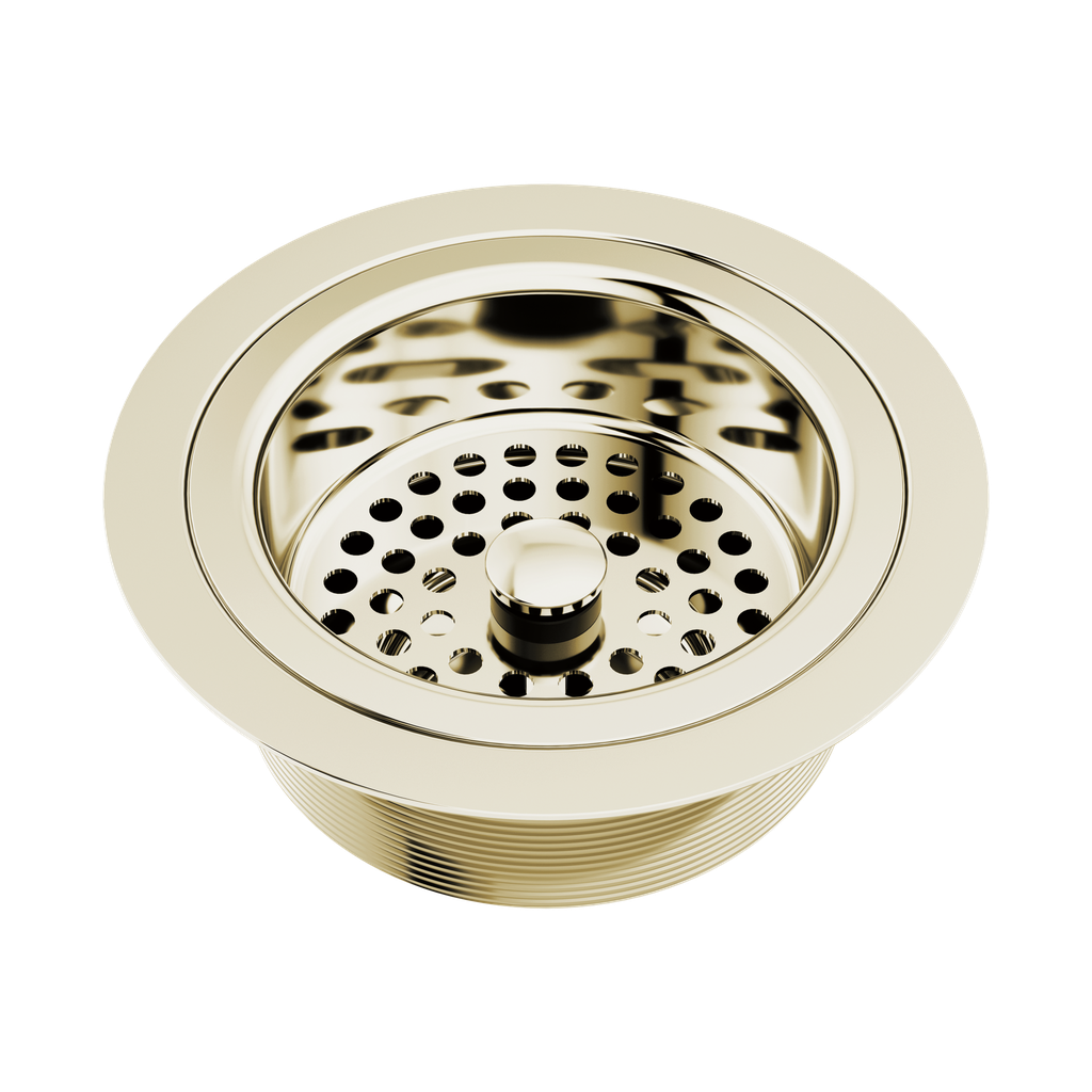 Brizo 69052-PN Flange And Kitchen Sink Strainer Brilliance Polished Nickel