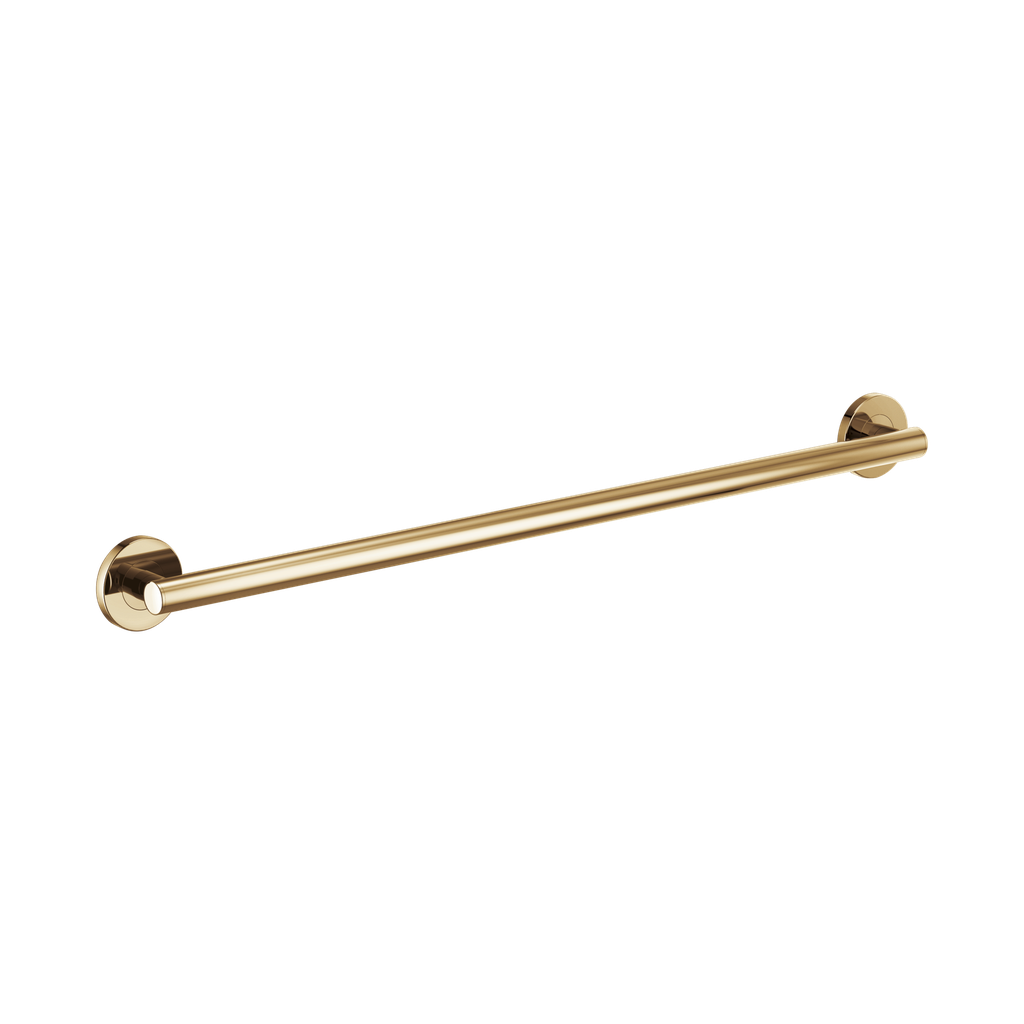 Brizo 693675-PG Contemporary 36" Linear Round Grab Bar Brilliance Polished Gold