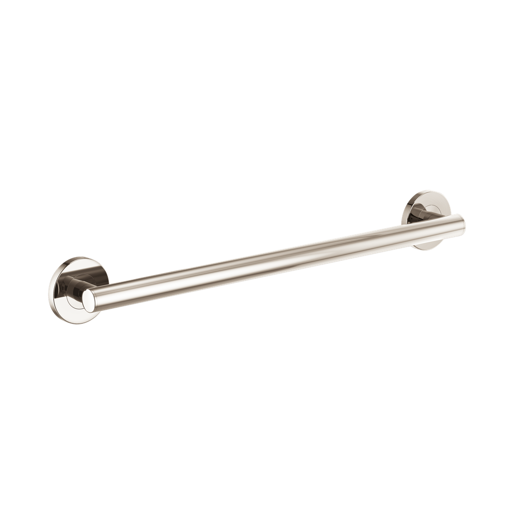 Brizo 69375-PN 24" Linear Round Grab Bar Brilliance Polished Nickel